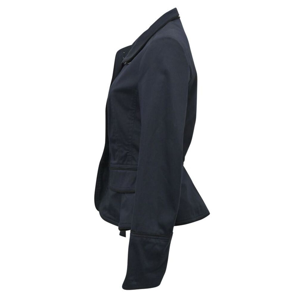 Burberry London Blazer in Navy Blue Cotton - Picture 2 of 5